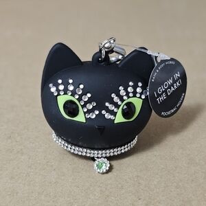 Bath & Body Works Glow In The Dark Halloween Cat Pocketbac Hand Sanitizer Holder